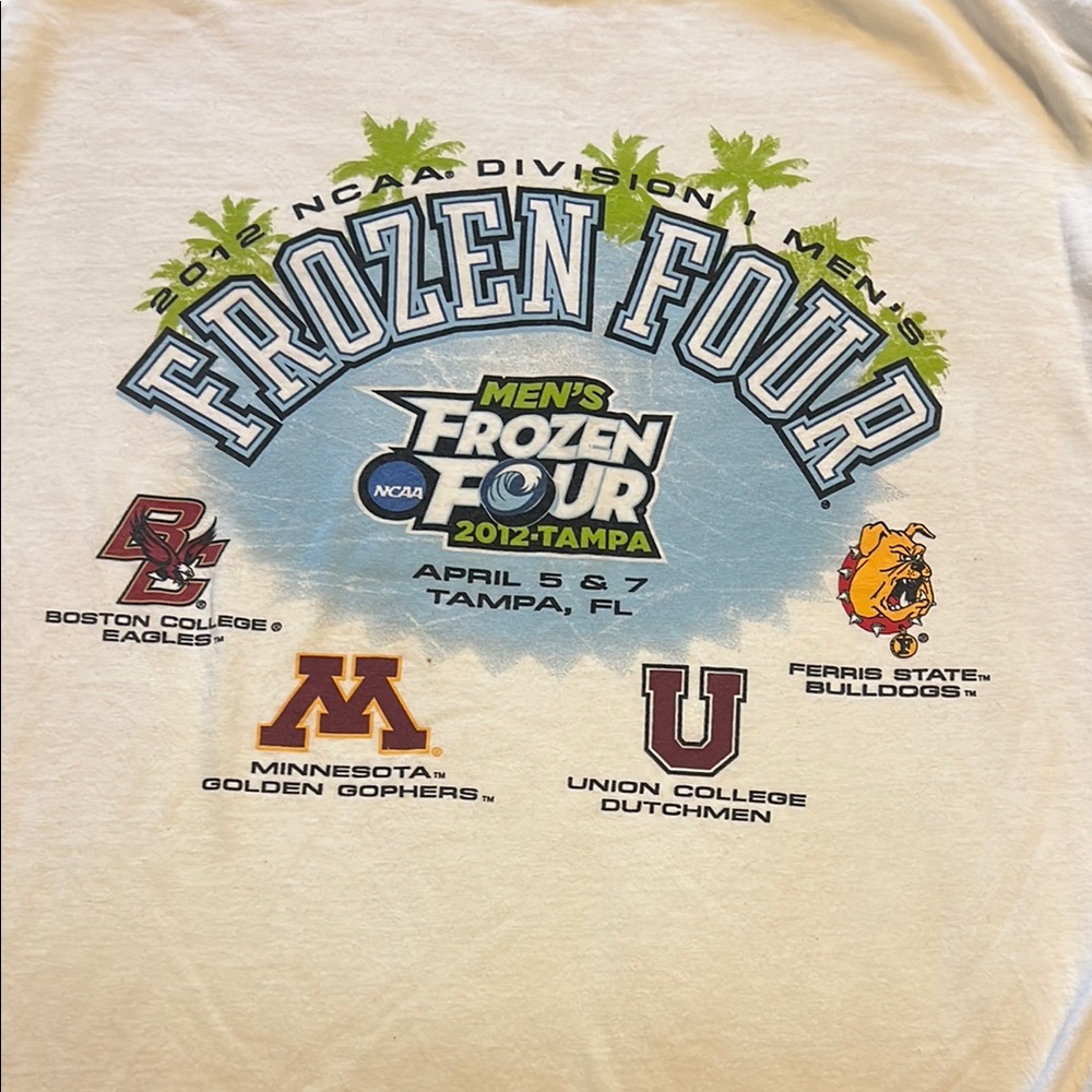 Gear For Sports White Frozen Four Long Sleeve Shirt